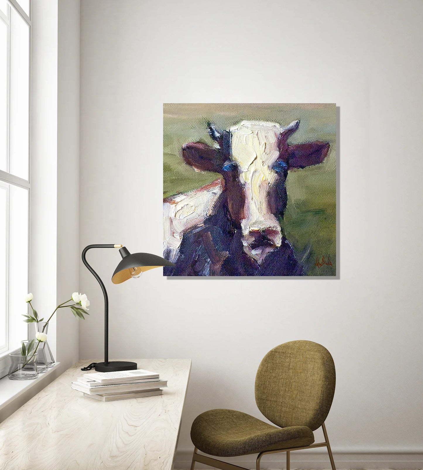 Moo Moo II High Gloss Acrylic Print