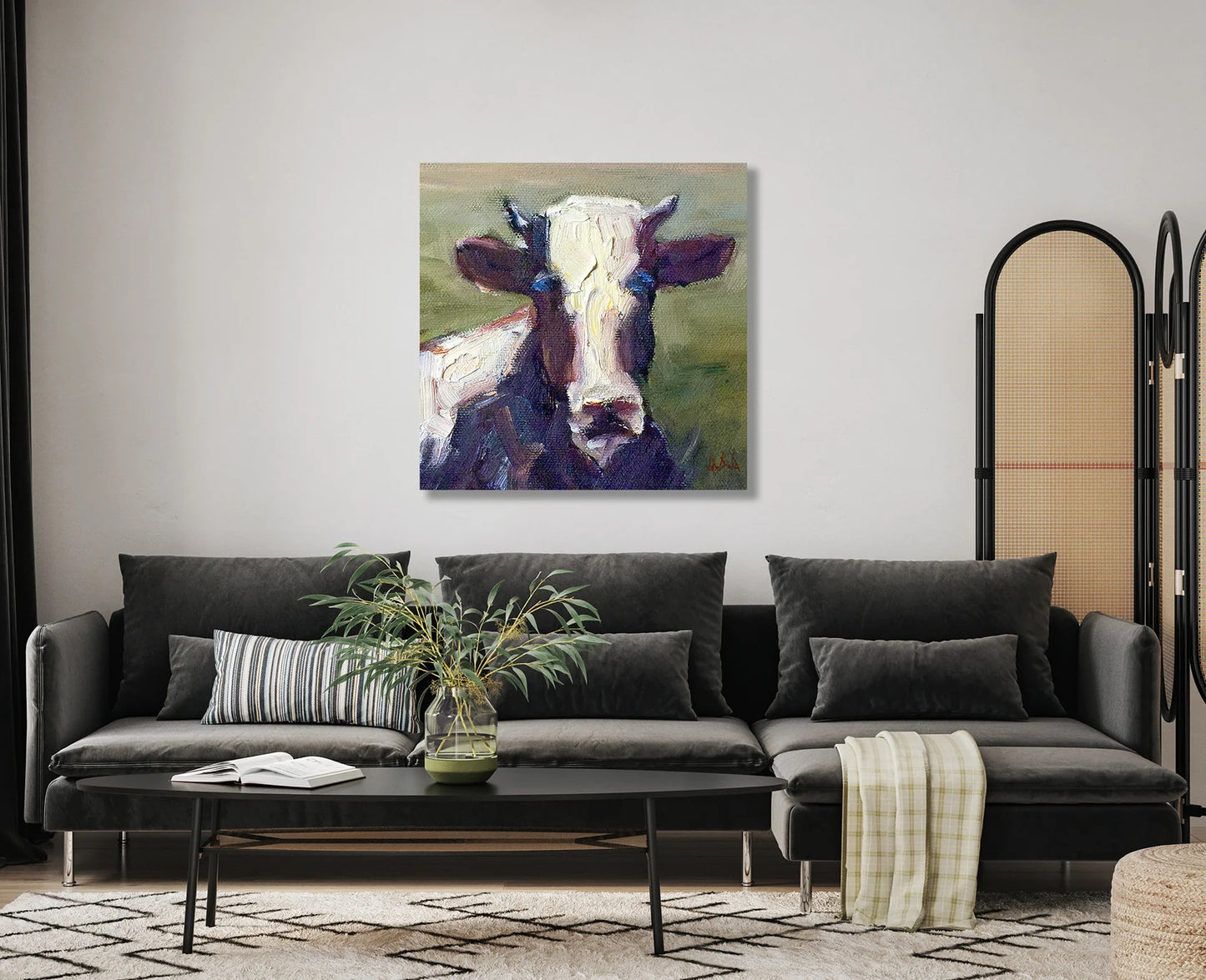 Moo Moo II High Gloss Acrylic Print