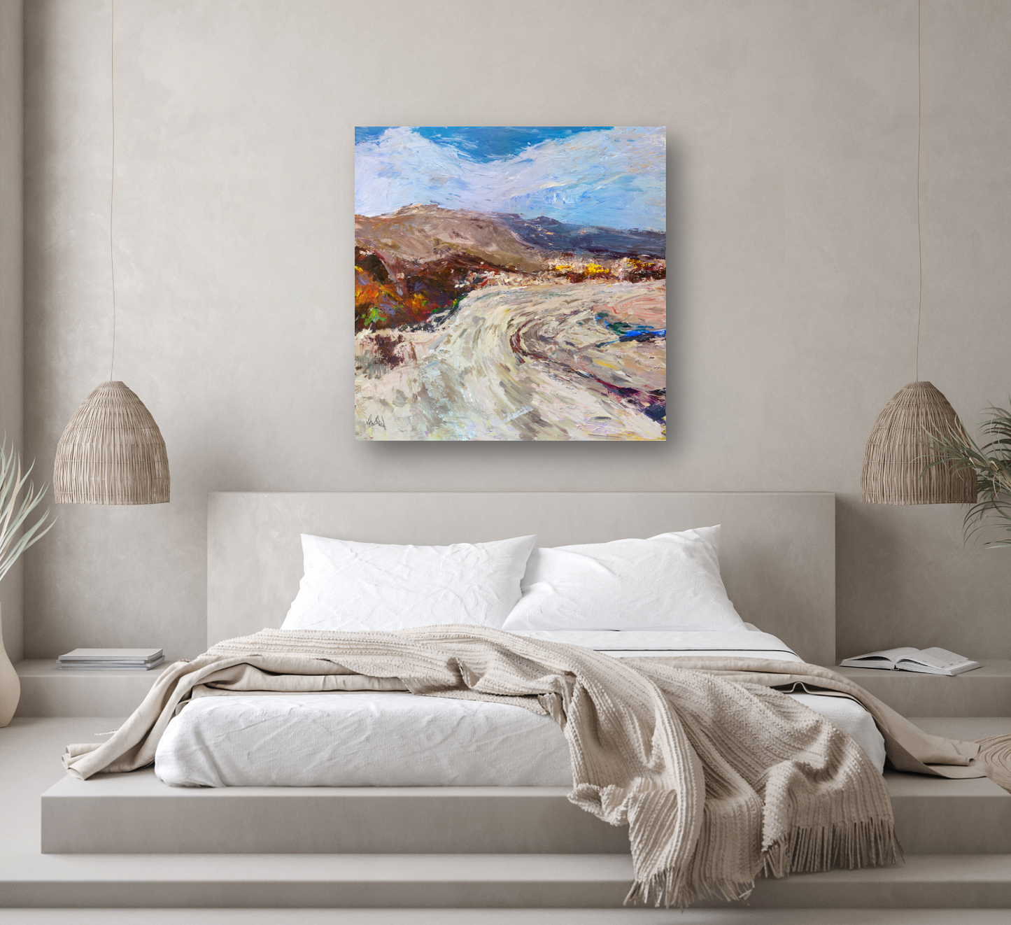 Mountain Pass Artist Canvas Enhanced Print