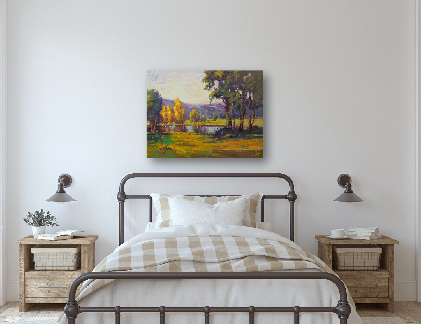 My Favorite Place Artist Enhanced Canvas Print