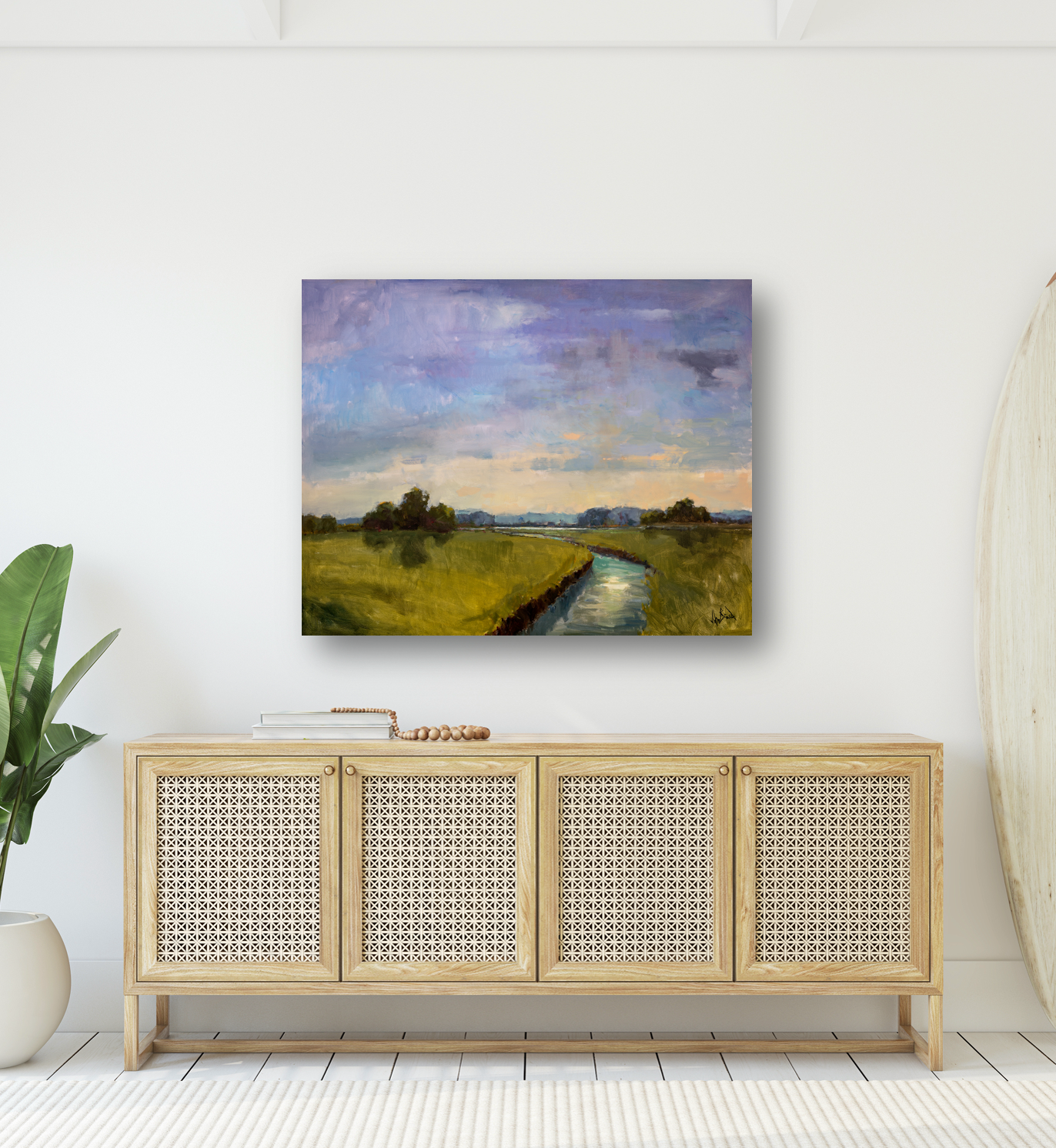 Open Skies Artist Enhanced Canvas Print