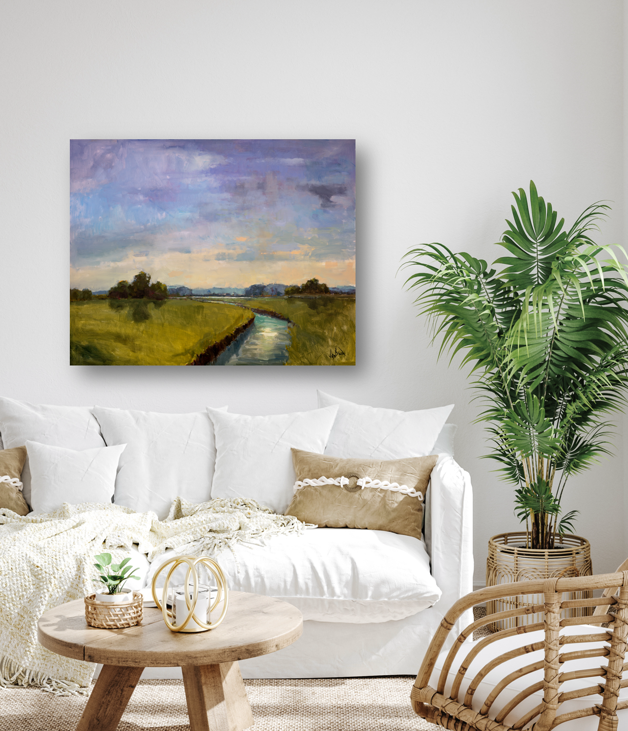 Open Skies Artist Enhanced Canvas Print