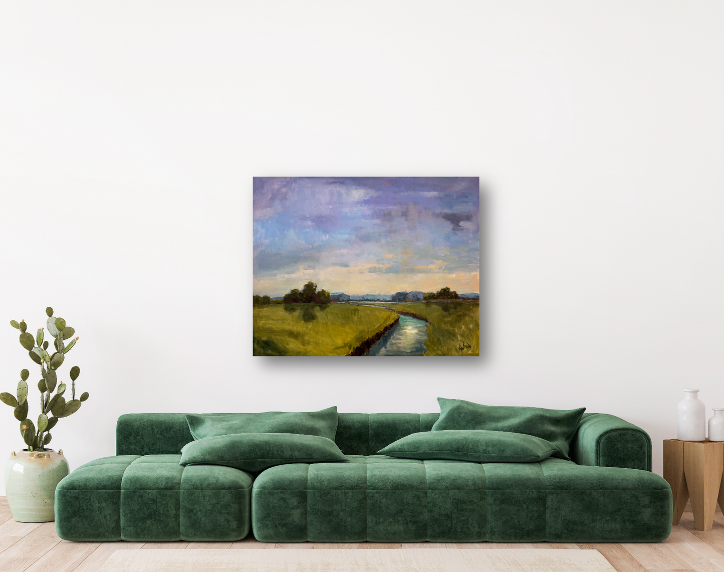 Open Skies Artist Enhanced Canvas Print