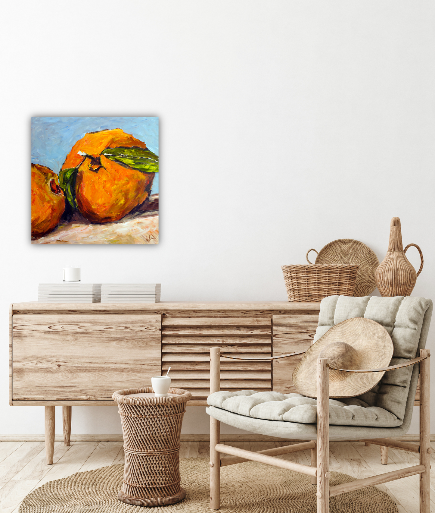 Oranges Glossy Poster Print