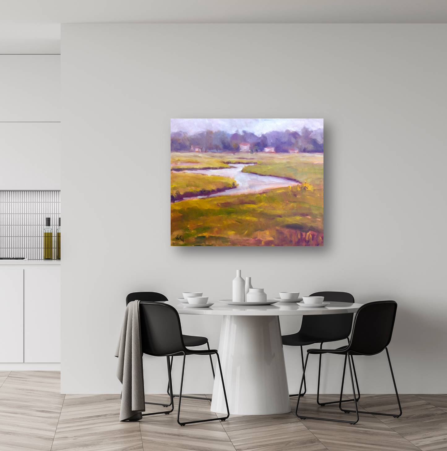 Pawley's Island Artist Enhanced Canvas Print