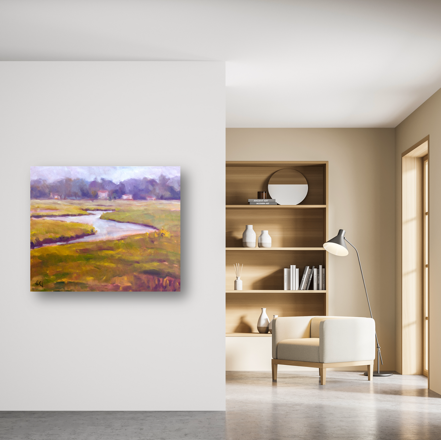 Pawley's Island Artist Enhanced Canvas Print