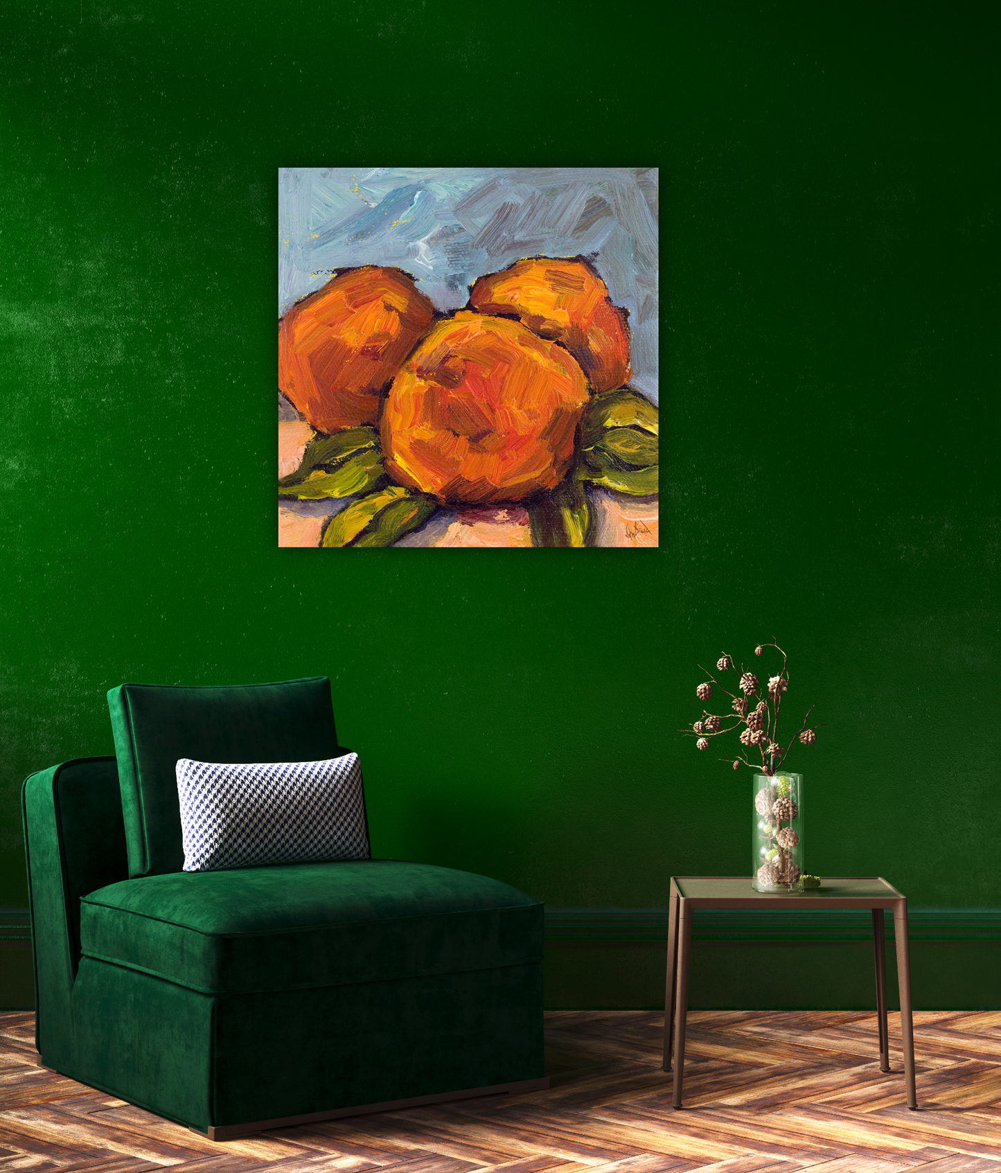 Peaches Glossy Poster Print