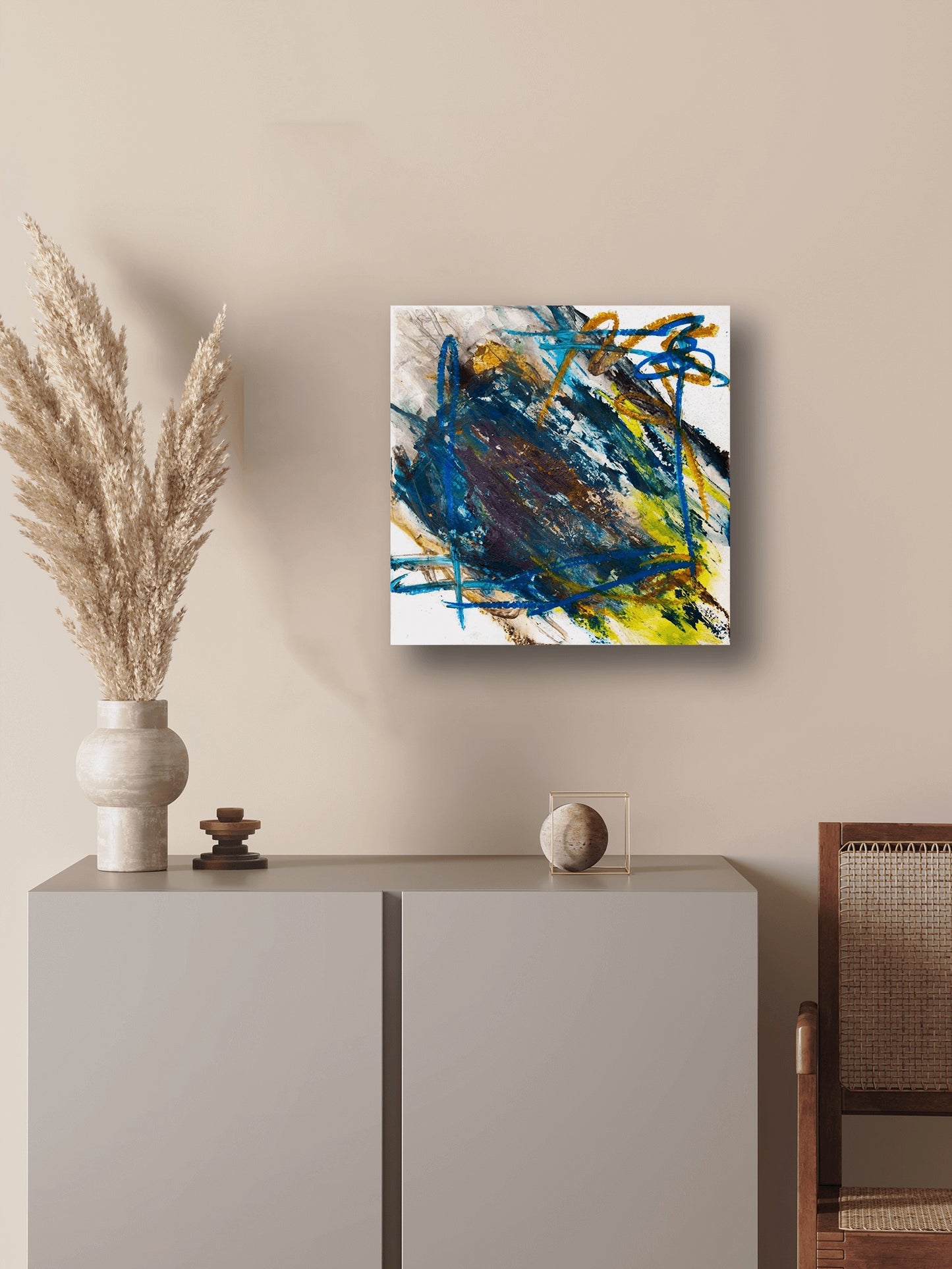 Peacock Ore High Gloss Acrylic Print