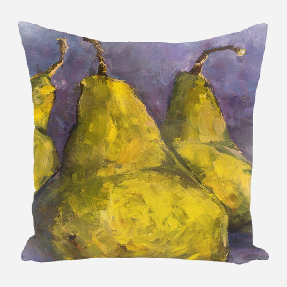 Pears with Purple Pillow