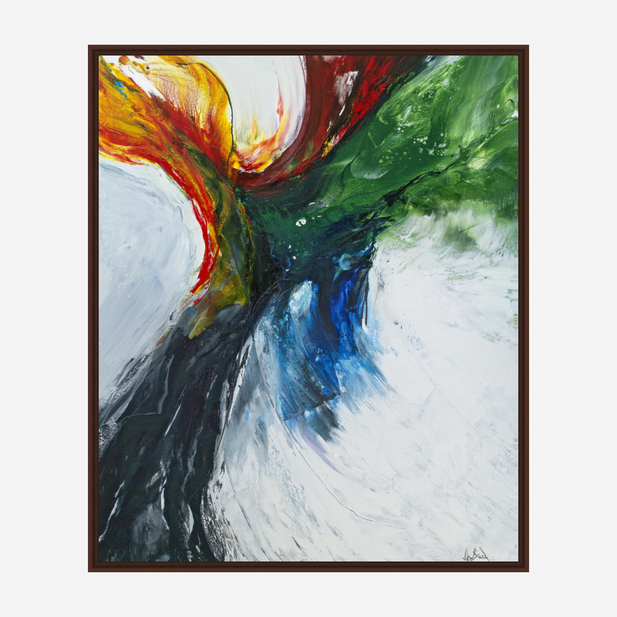 Phoenix Artist Enhanced Canvas Print