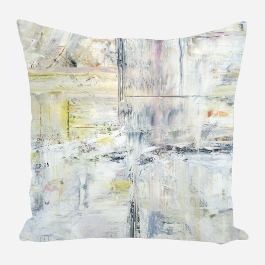 Platinum and Yellow Pillow