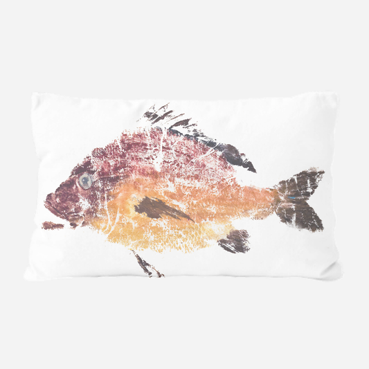 Red Fish II Pillow