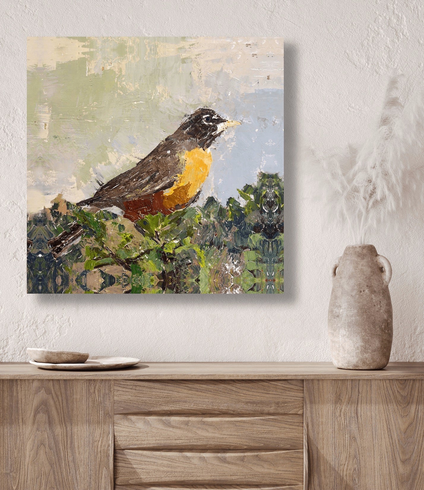 Robin High Gloss Acrylic Print