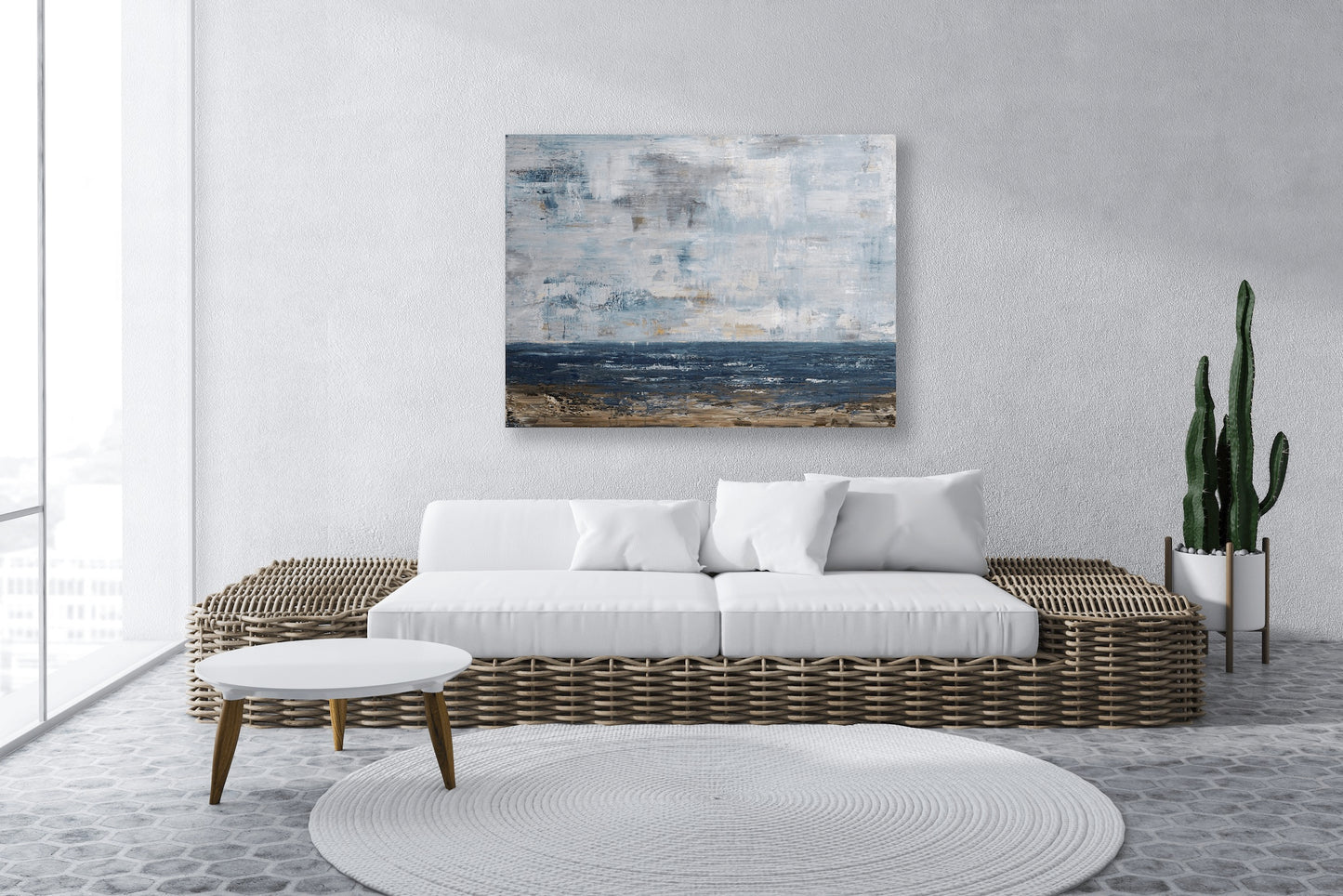 Rocky Shores High Gloss Metal Print