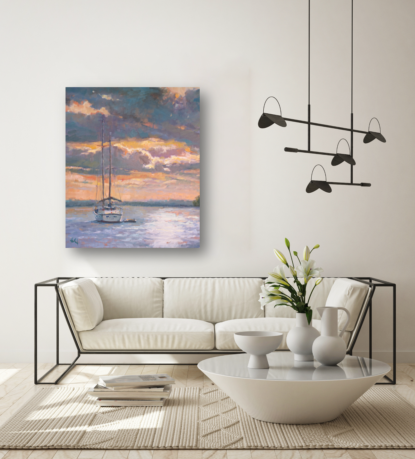 Safe Harbor Artist Enhanced Canvas Print