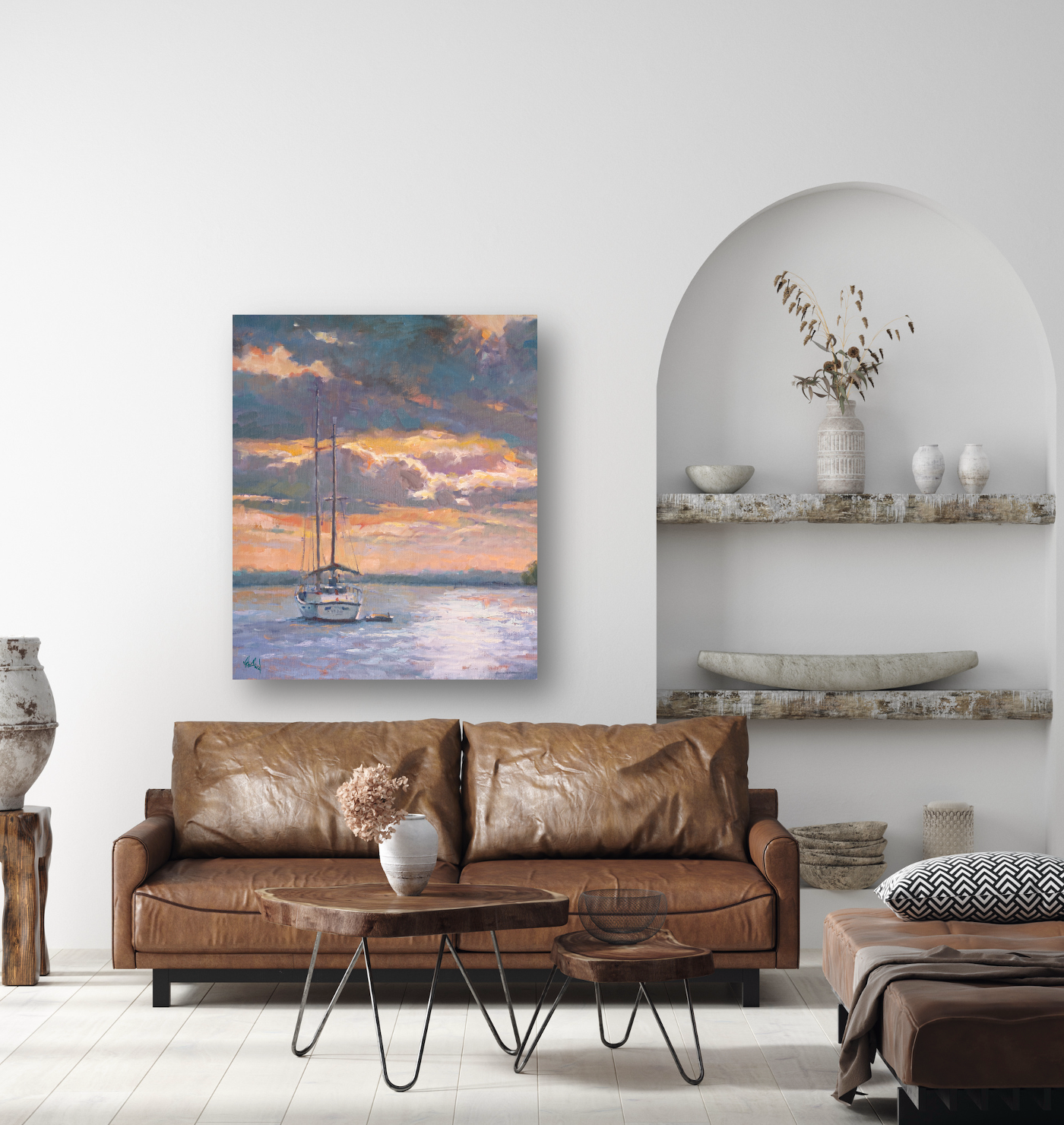 Safe Harbor Artist Enhanced Canvas Print