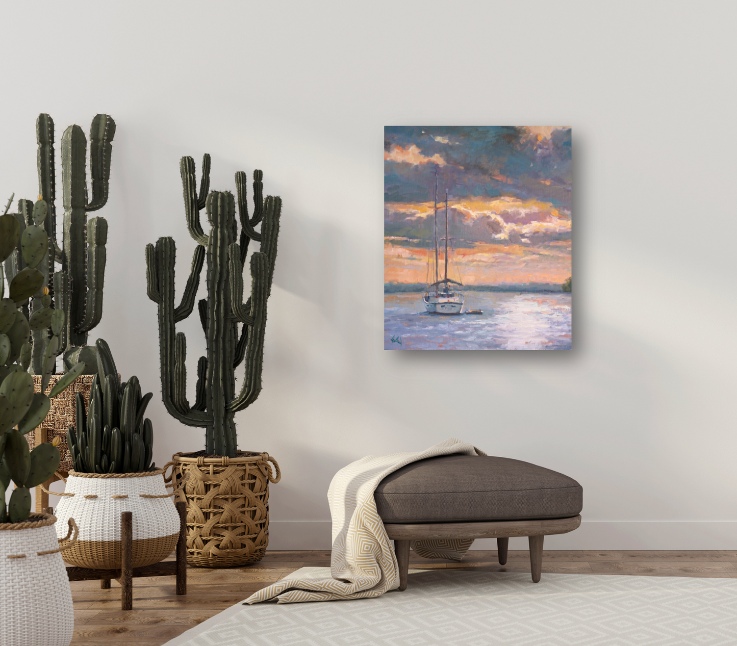 Safe Harbor Artist Enhanced Canvas Print