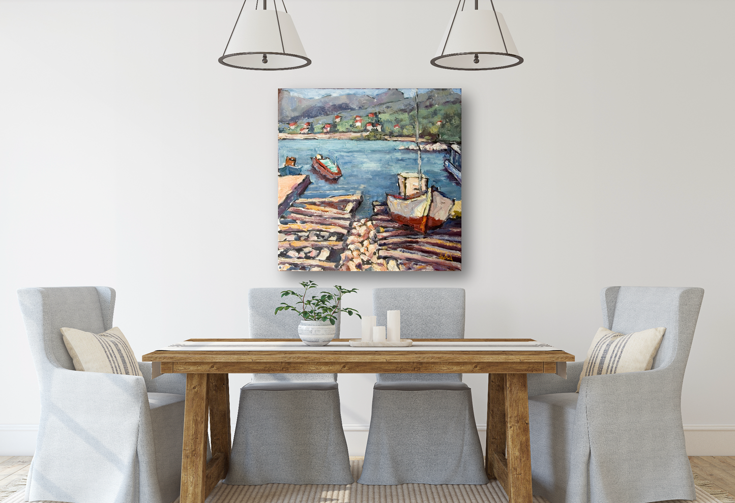 Scenes from Portugal I Artist Canvas Enhanced Print