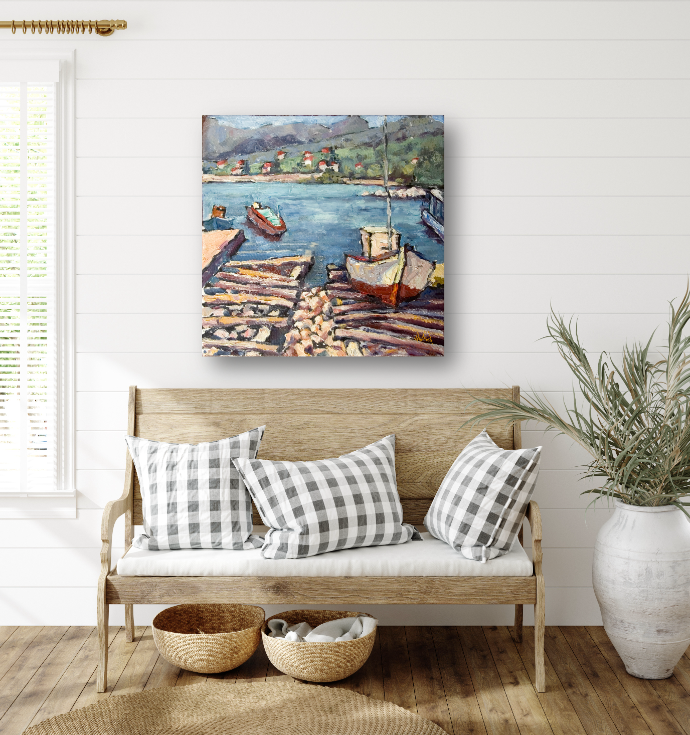 Scenes from Portugal I Artist Canvas Enhanced Print