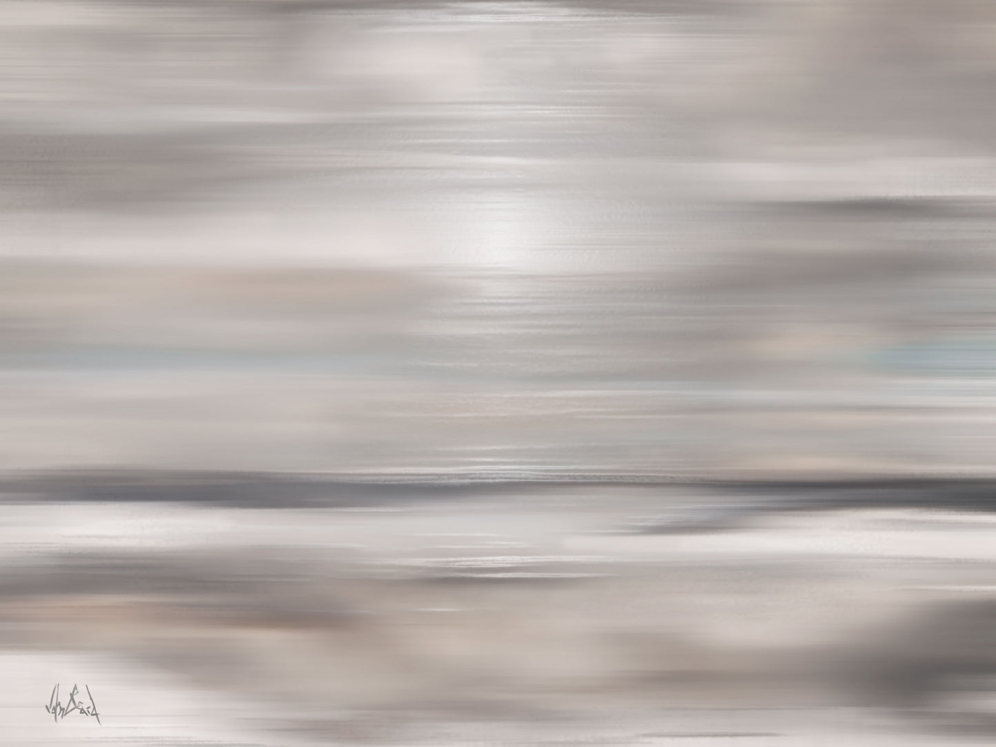 Sea Mist Artist Enhanced Canvas Print