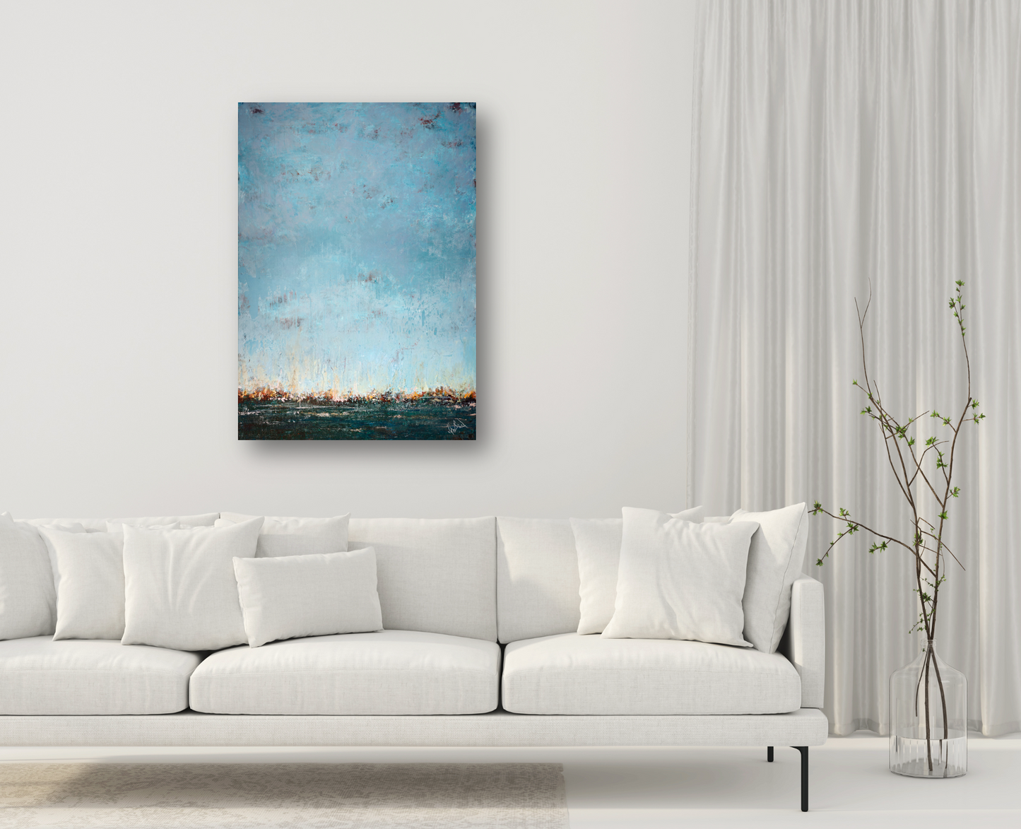 Sea Breeze Artist Enhanced Canvas Print