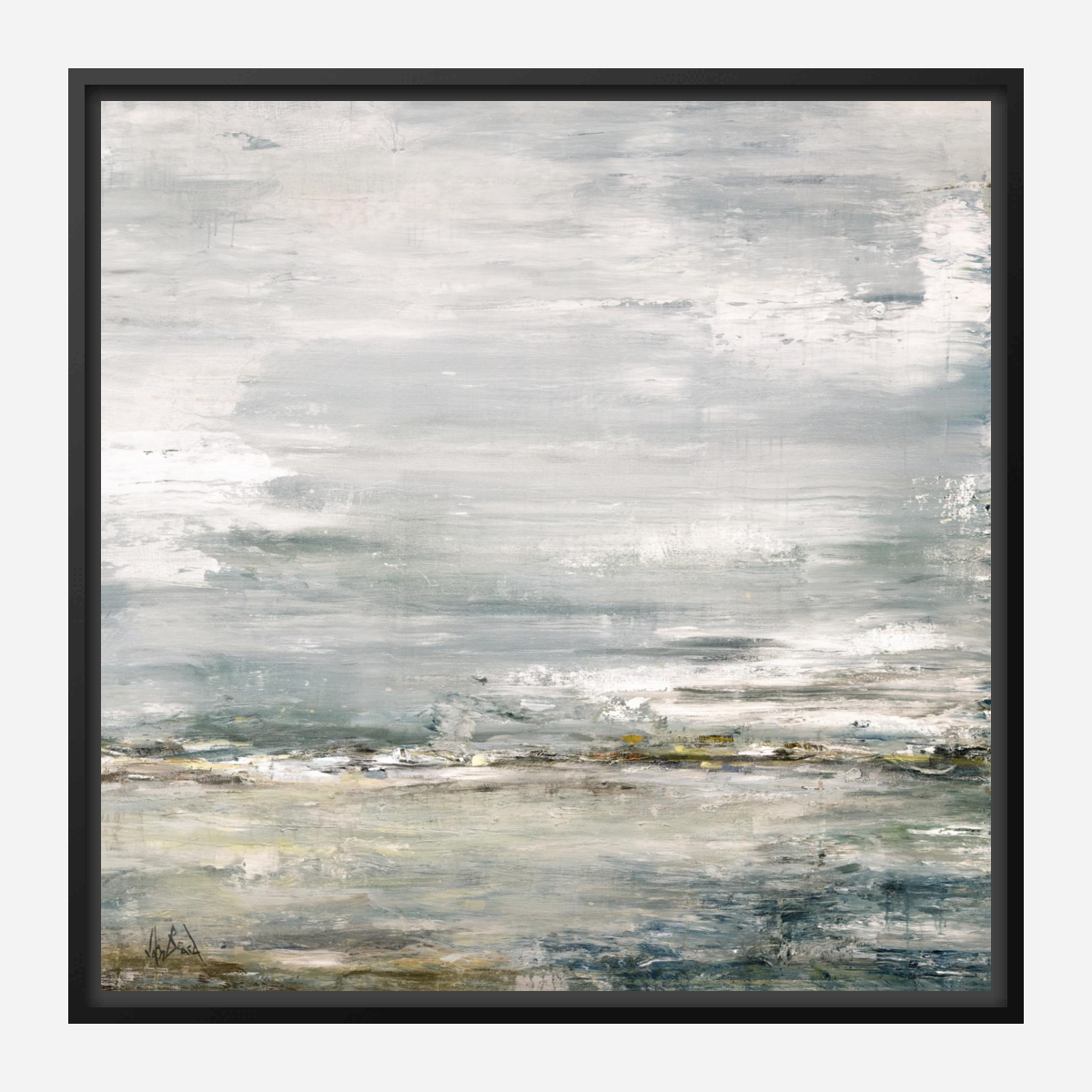 Sea and Sky Artist Enhanced Canvas Print