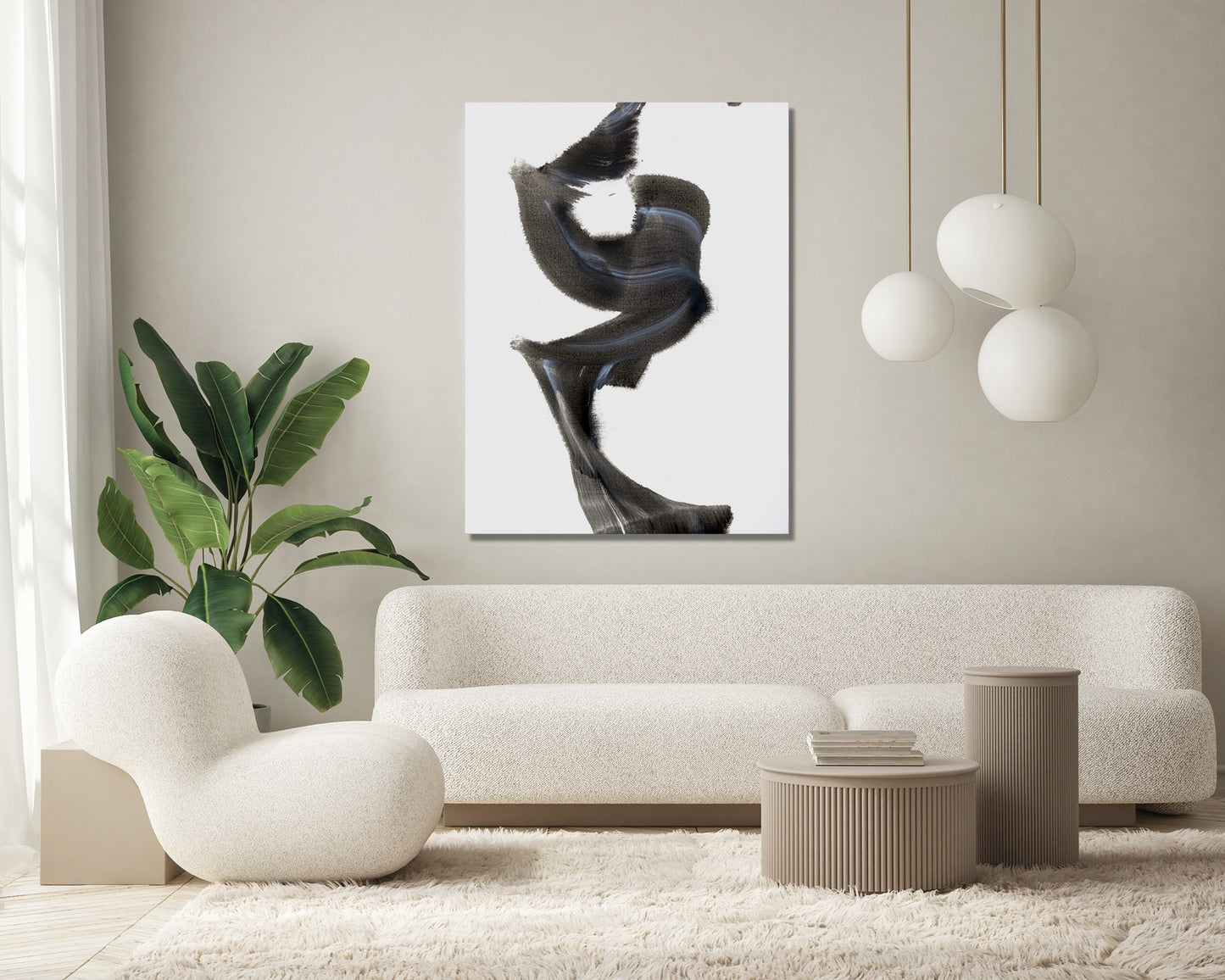 Silhouette I High Gloss Metal Print