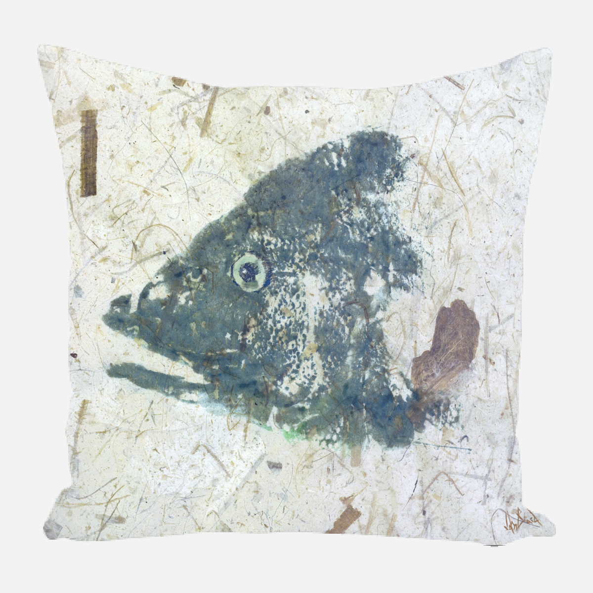 Snapper Blue Pillow