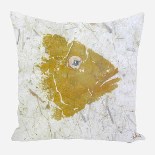 Snapper Yellow Pillow