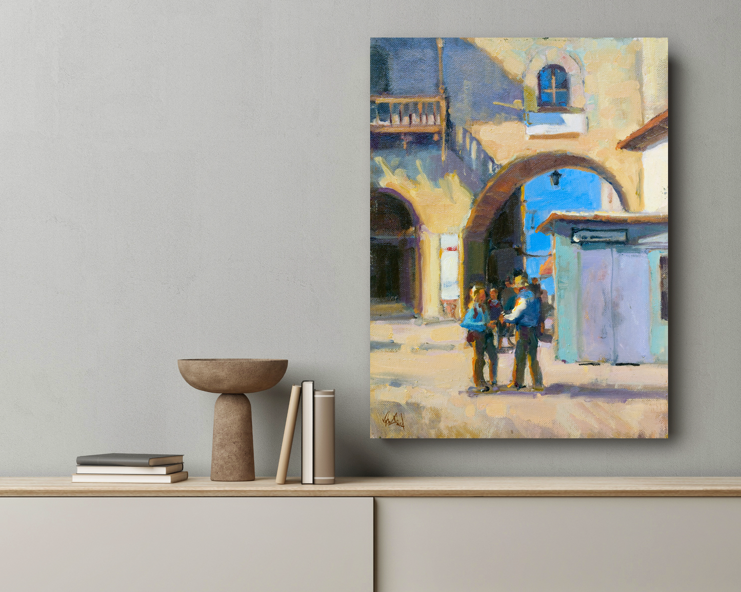 Somewhere in Mexico Artist Enhanced Canvas Print