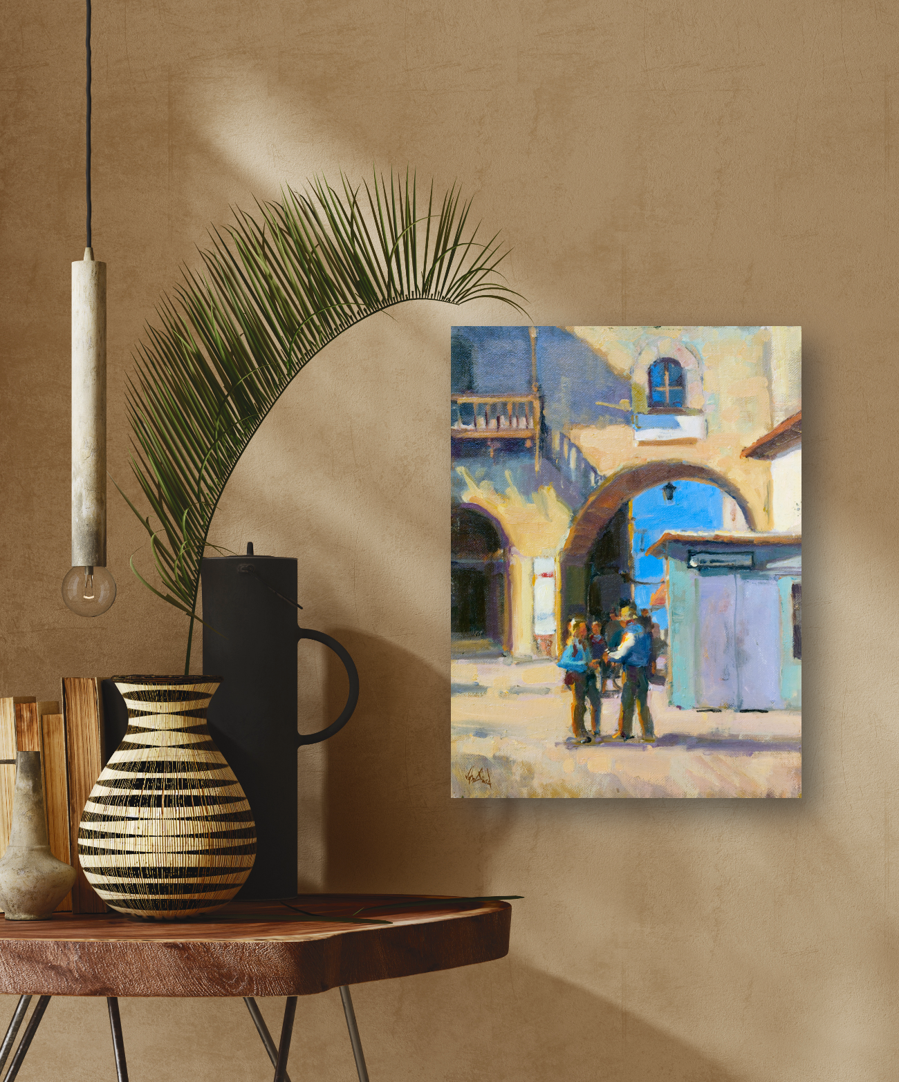 Somewhere in Mexico Artist Enhanced Canvas Print