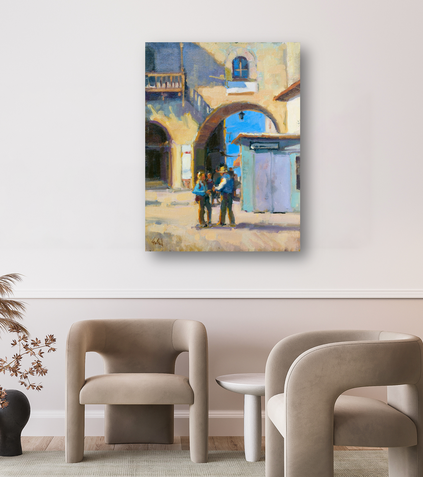 Somewhere in Mexico Artist Enhanced Canvas Print