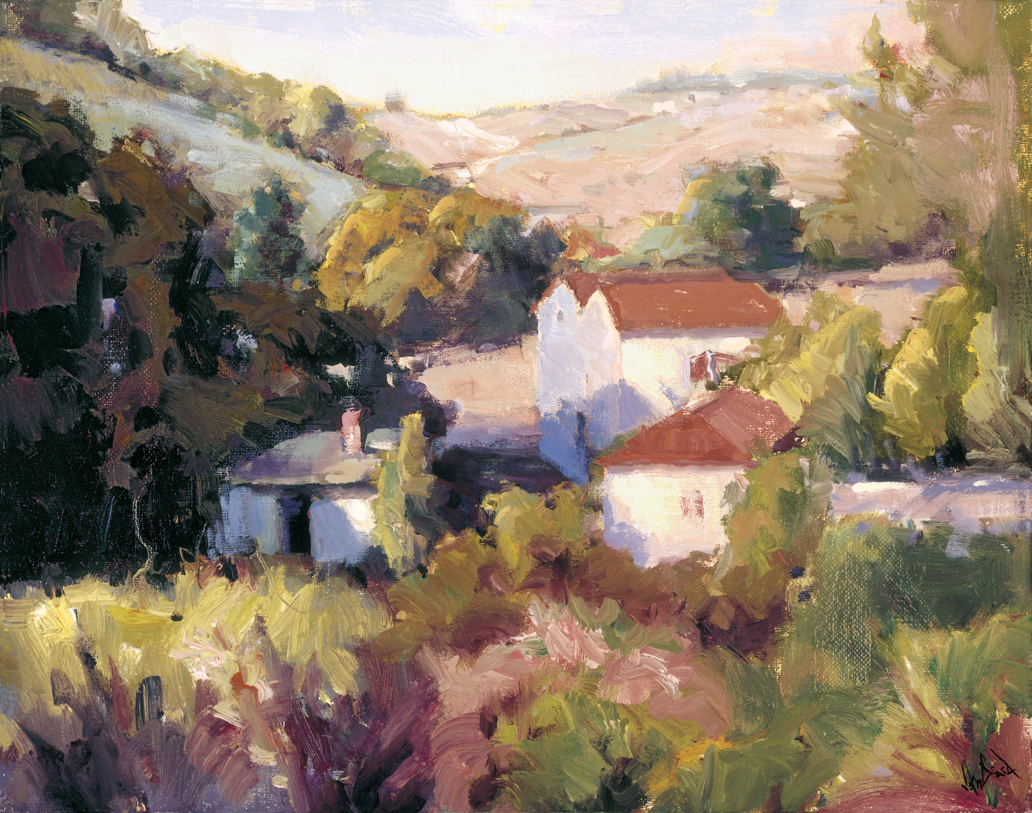 Spanish Hills Artist Enhanced Canvas Print