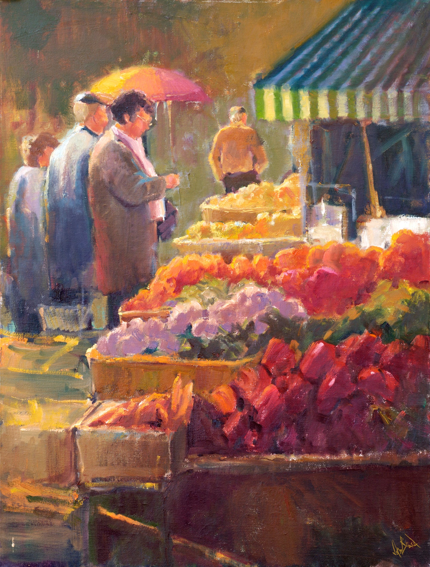 Spanish Market Artist Enhanced Canvas Print