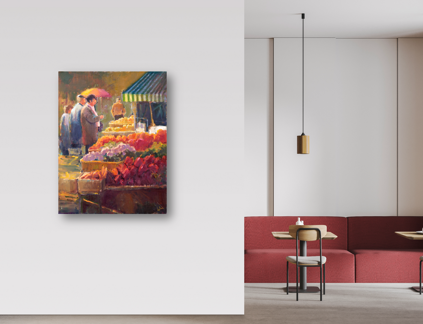 Spanish Market Artist Enhanced Canvas Print