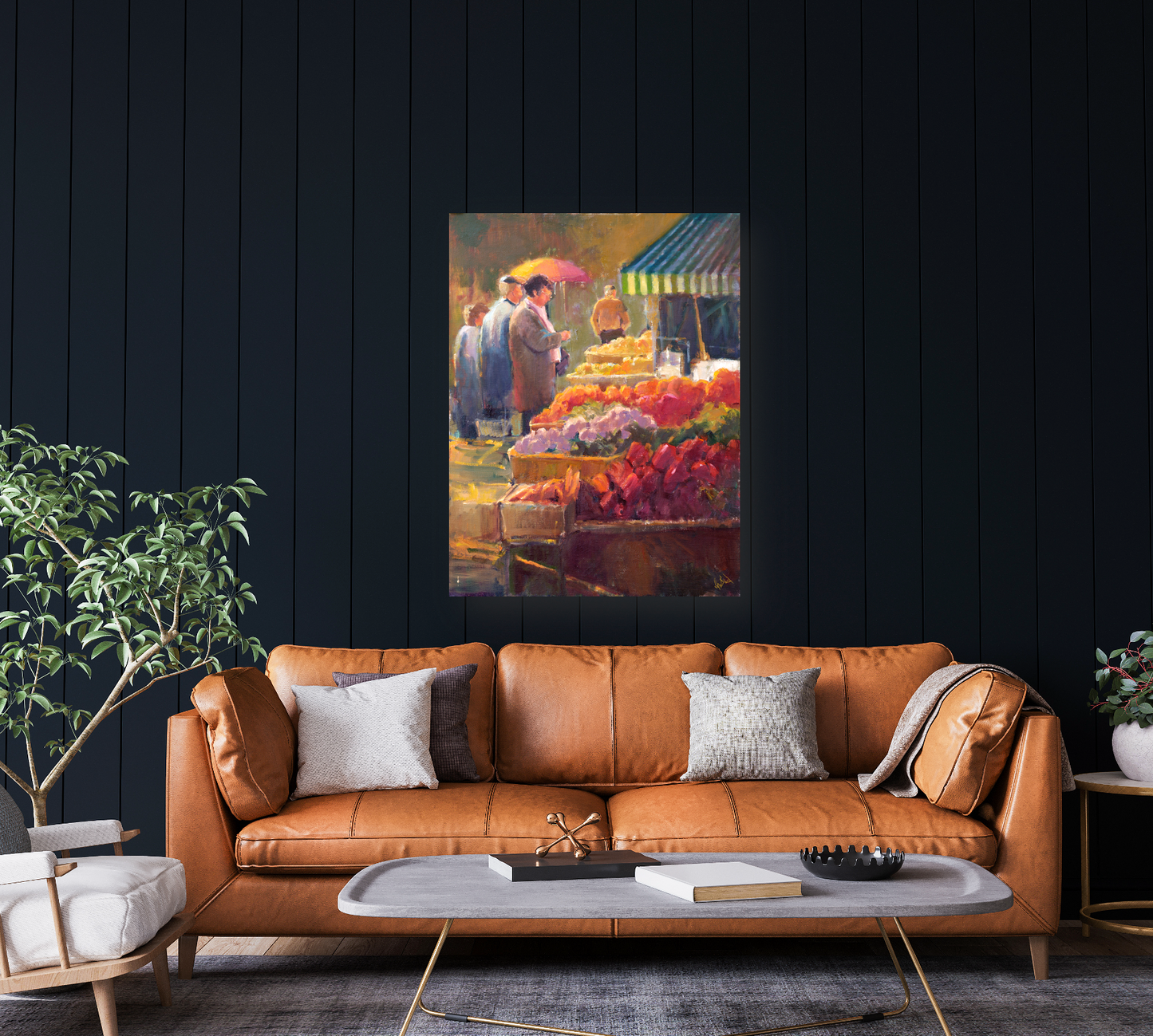 Spanish Market Artist Enhanced Canvas Print