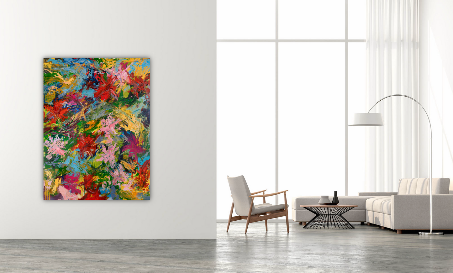 Spring Blooms Artist Enhanced Canvas Print