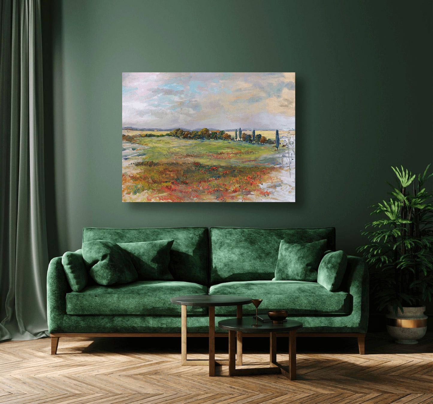 Stans Landscape High Gloss Metal Print