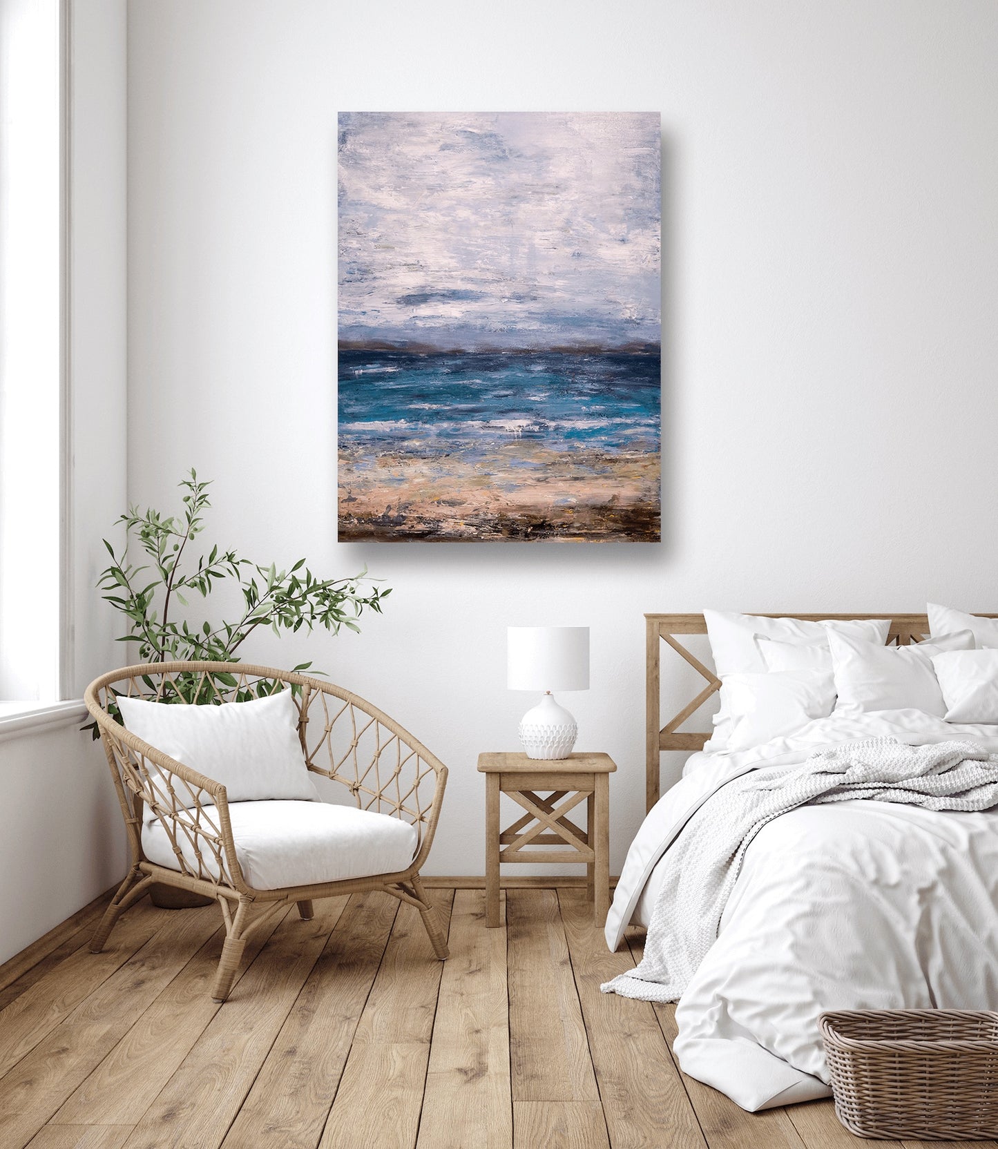 Summer Sky High Gloss Metal Print