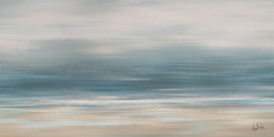 Tranquil Shore Artist Enhanced Canvas Print