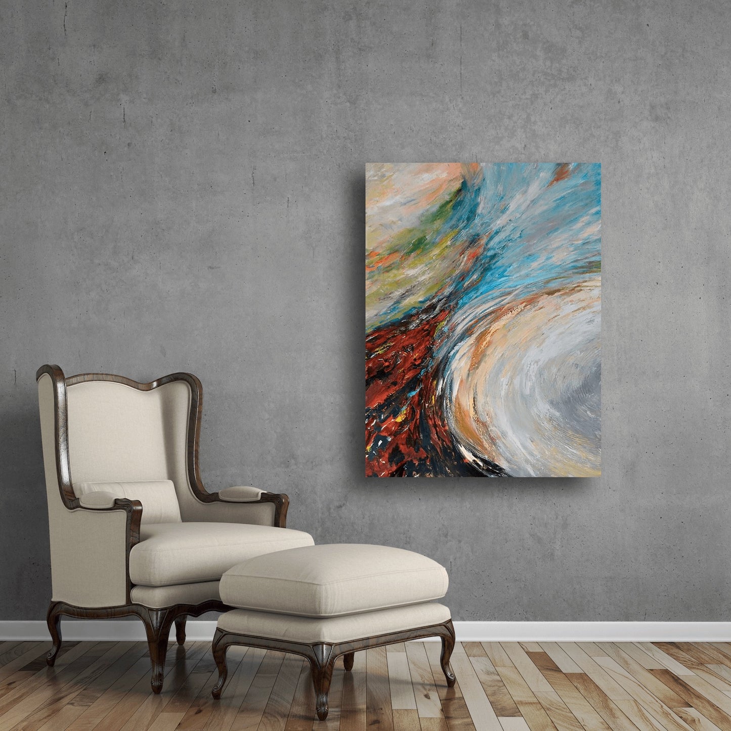 Undercurrent High Gloss Metal Print