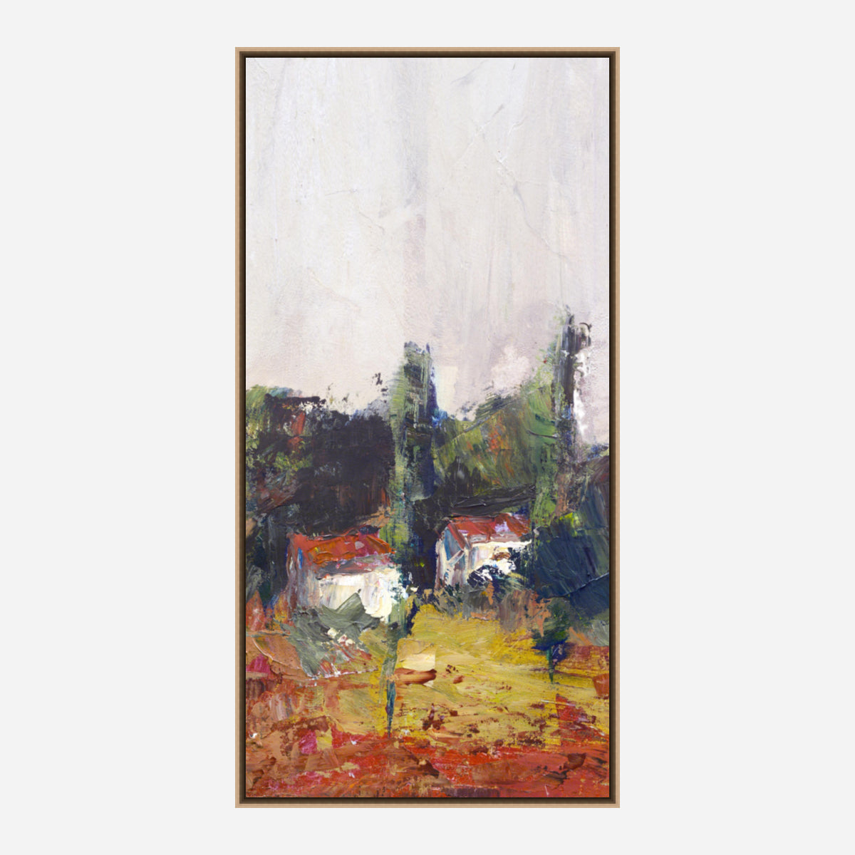 Village I Artist Enhanced Canvas Print