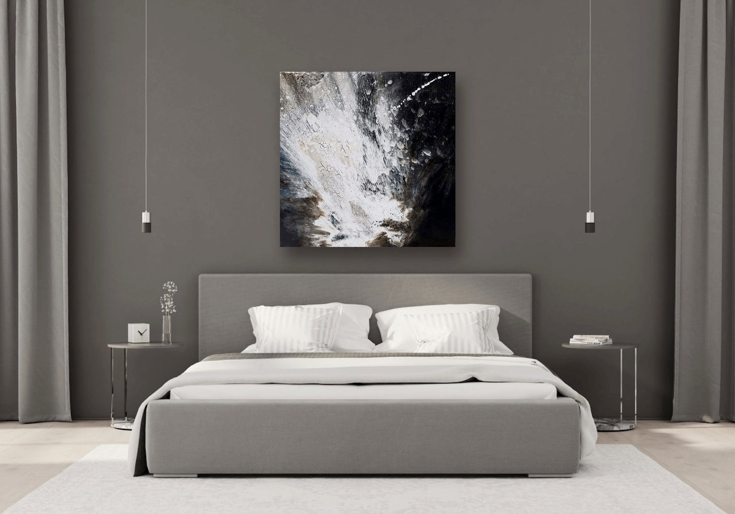 Volcano High Gloss Metal Print