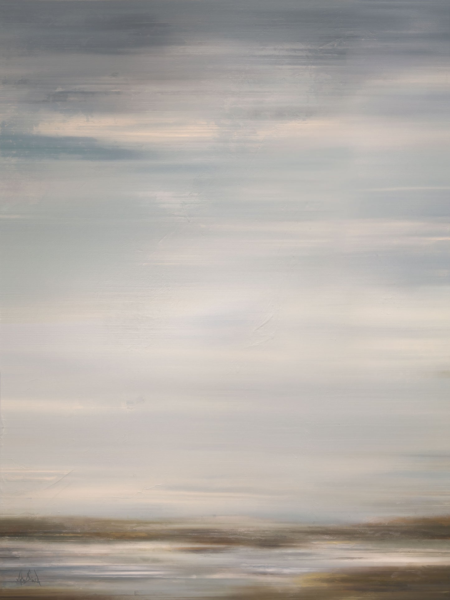 Whispers on the Beach Artist Enhanced Canvas Print