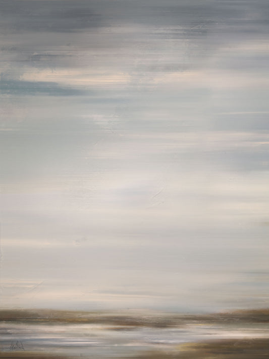 Whispers on the Beach Artist Enhanced Canvas Print