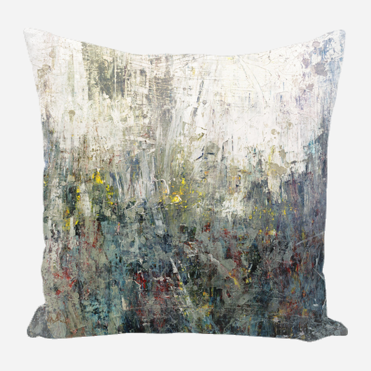 Wildflowers Abstract Pillow