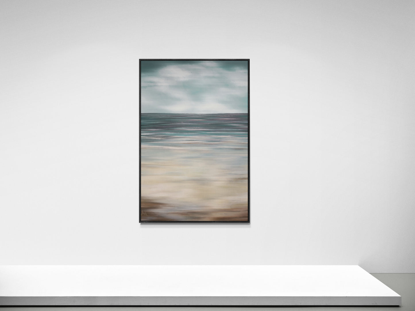 Ocean's Embrace Artist Enhanced Canvas Print