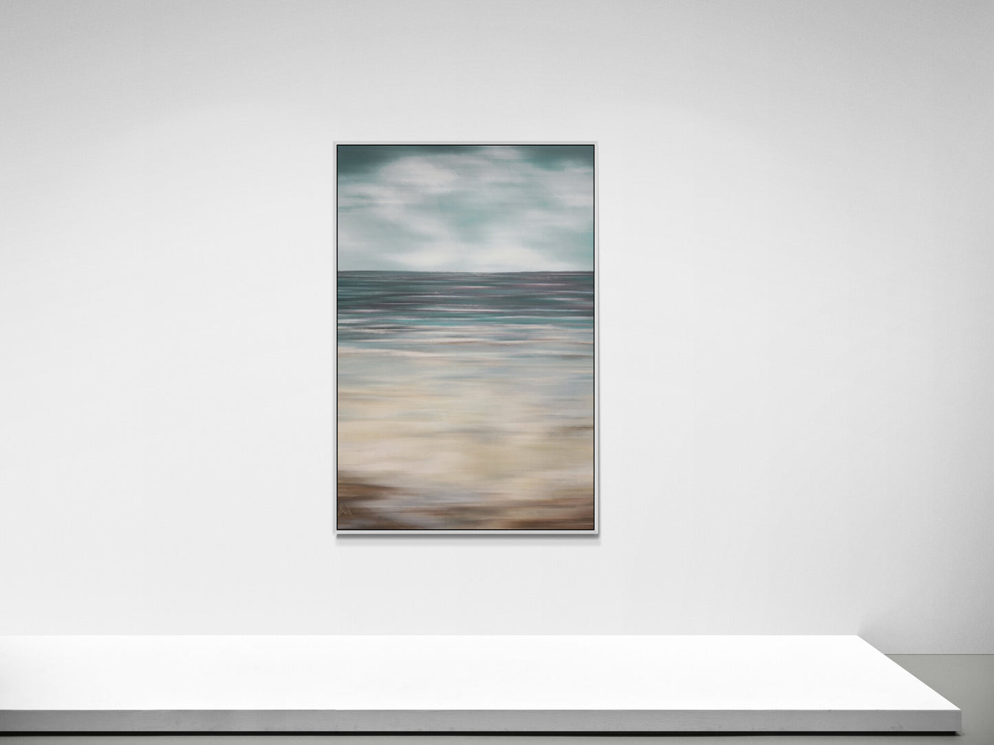 Ocean's Embrace Artist Enhanced Canvas Print