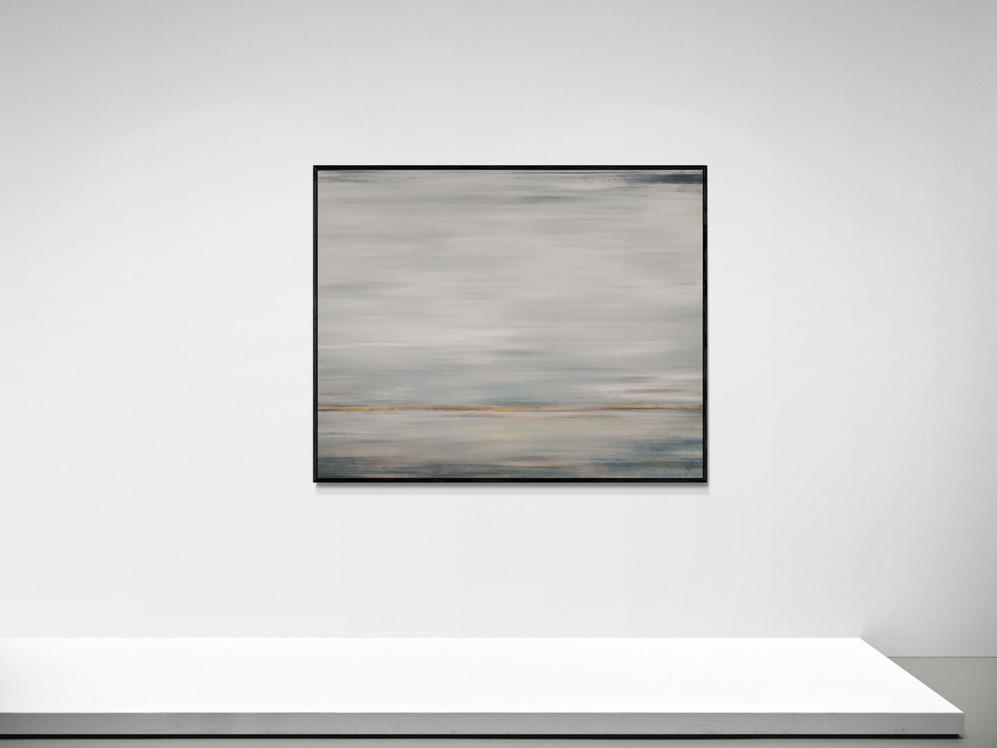 Golden Shore Artist Enhanced Canvas Print