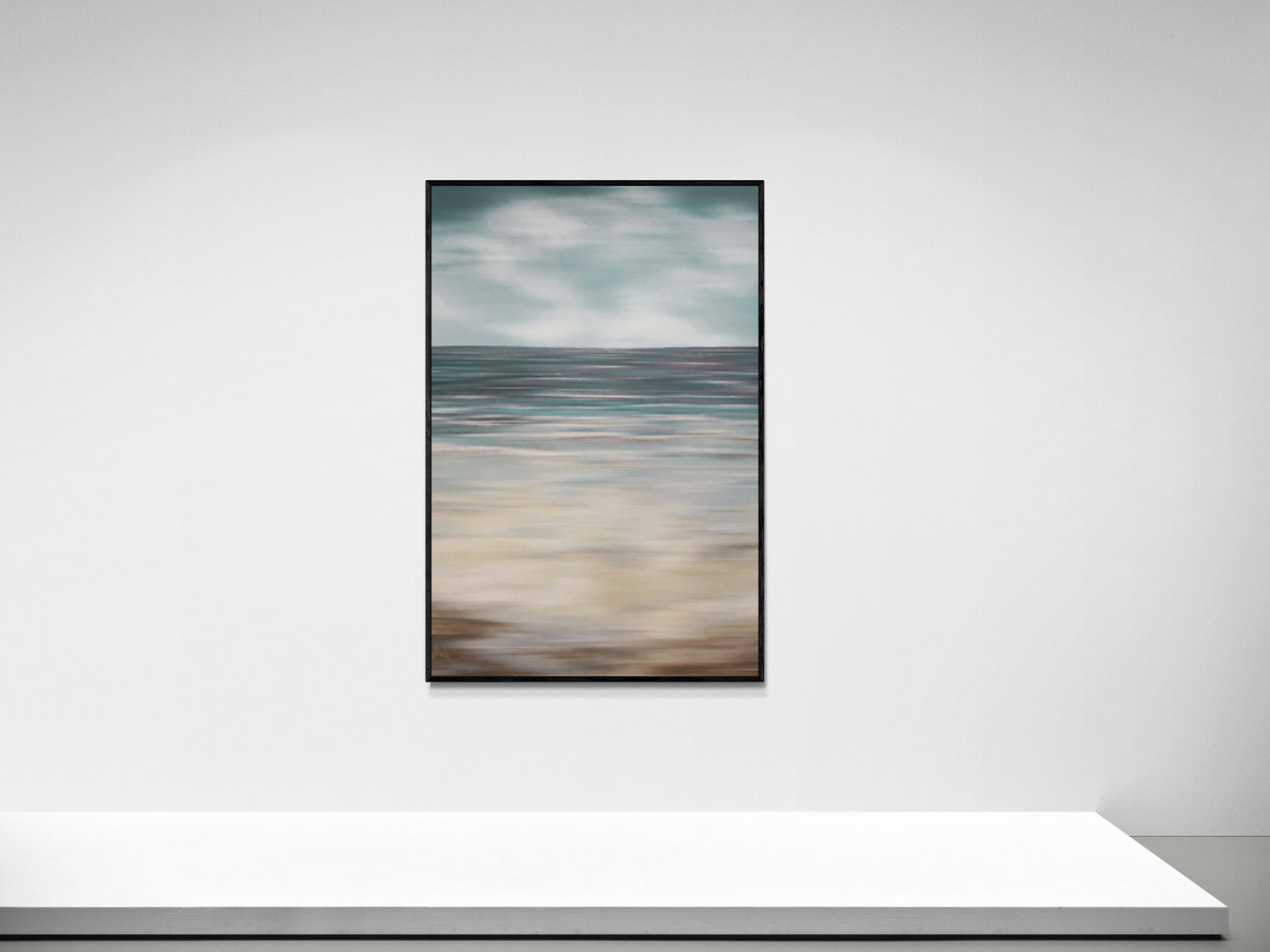 Ocean's Embrace Artist Enhanced Canvas Print